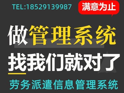 江苏劳务系统信息管理系统清单网页版图1